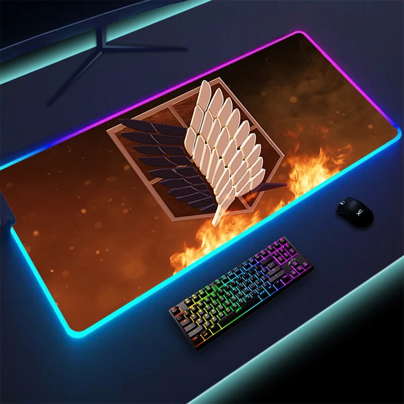 Attack on Titan LED Mouse Pads