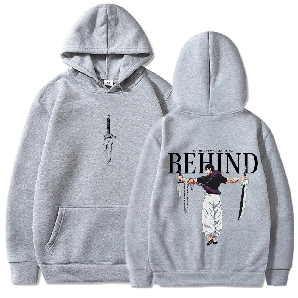 Toji Fushiguro Behind Hoodies