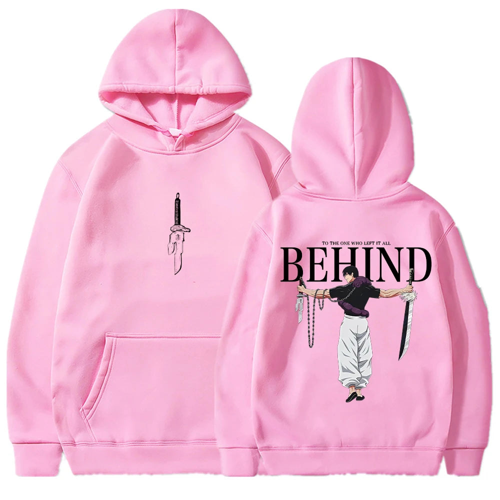 Toji Fushiguro Behind Hoodies