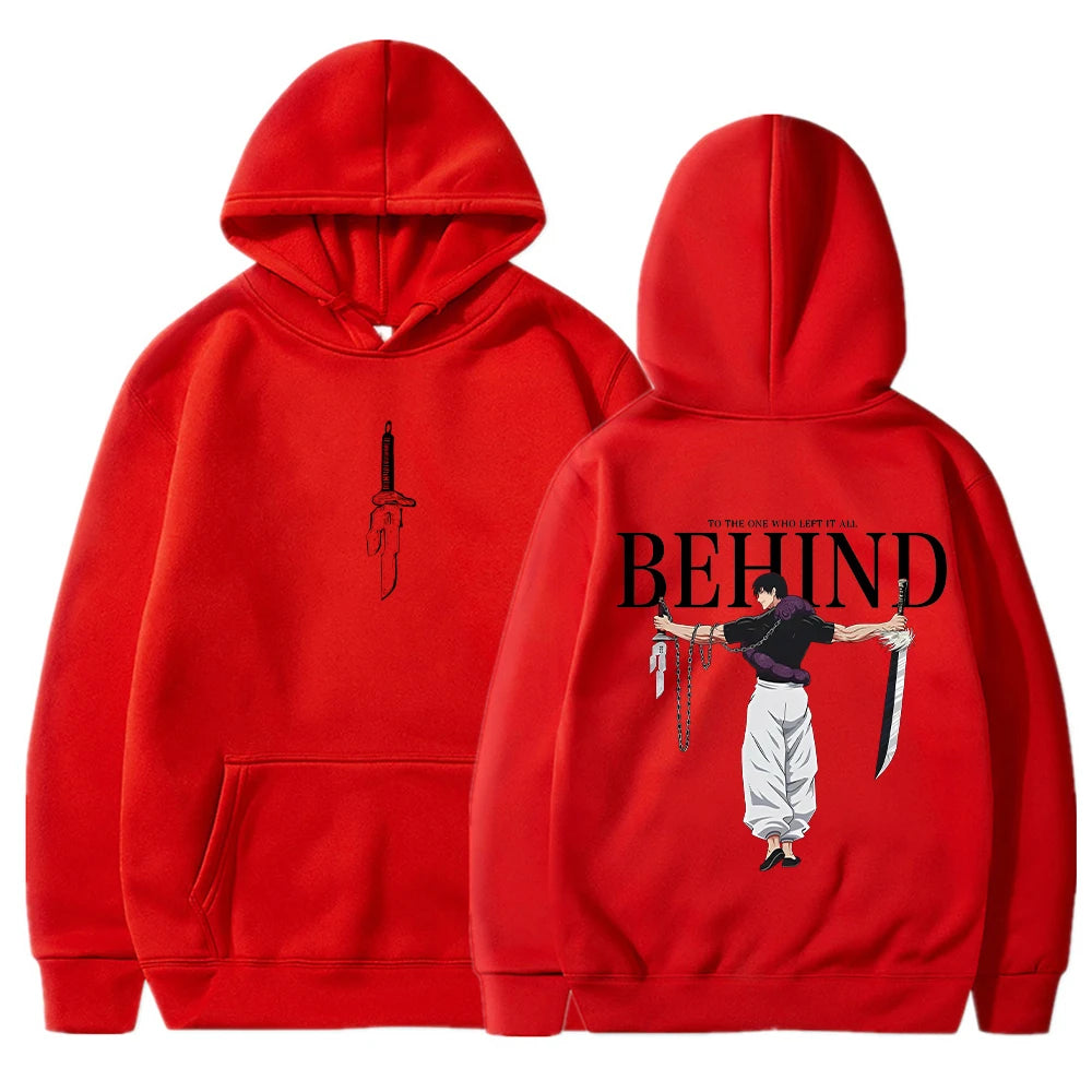 Toji Fushiguro Behind Hoodies