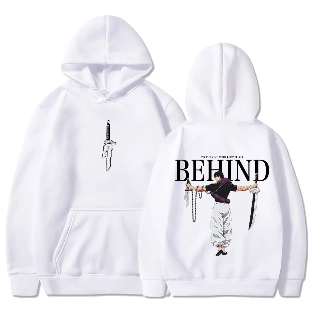Toji Fushiguro Behind Hoodies
