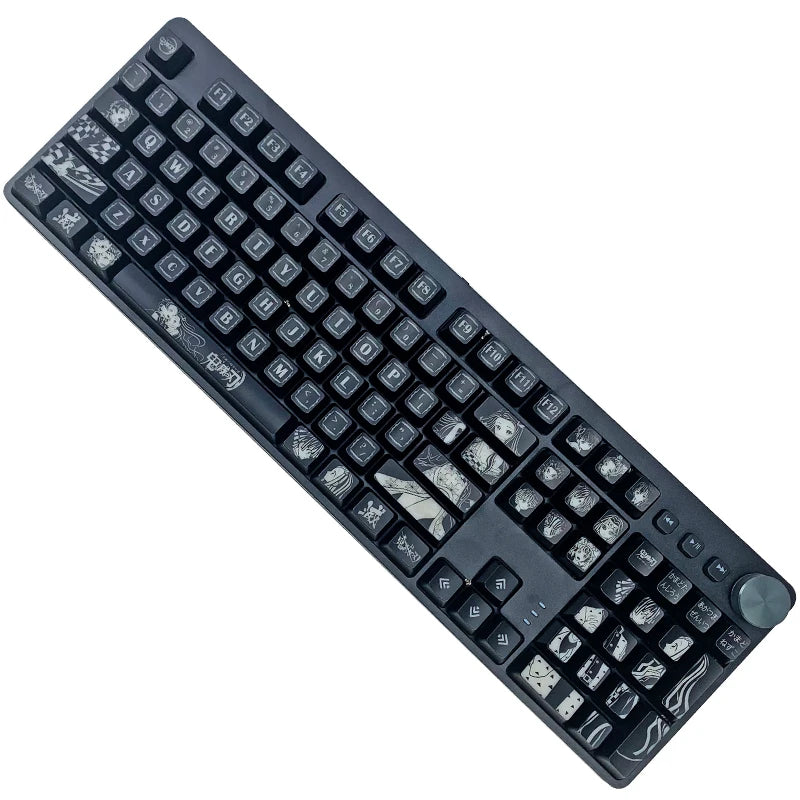 Demon Slayer keyboard keys/caps