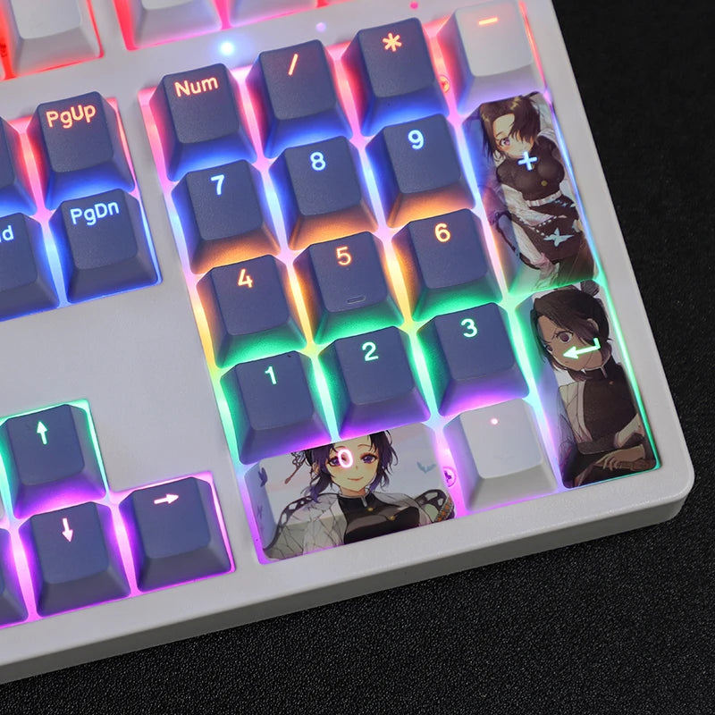 Demon Slayer keyboard keys/caps