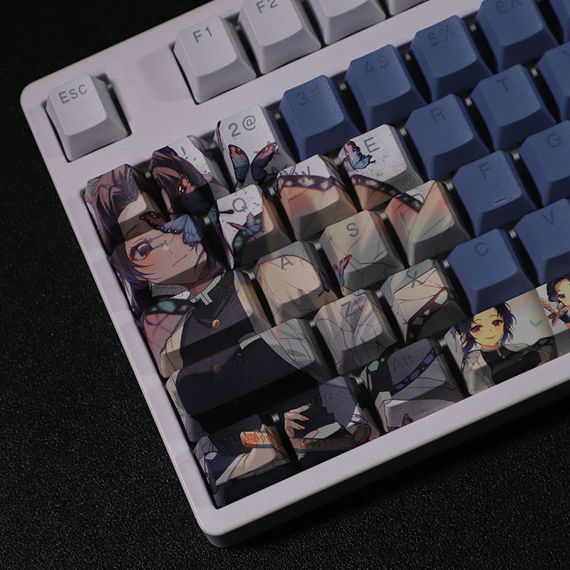 Demon Slayer keyboard keys/caps