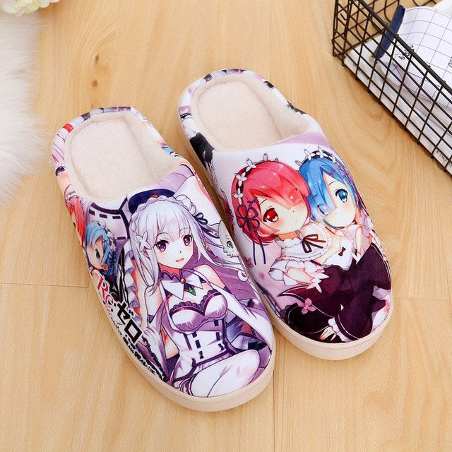 Soffici pantofole anime