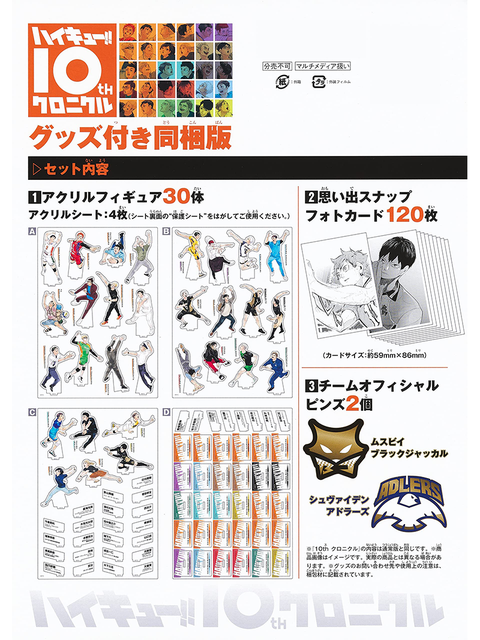 Haikyuu book and souvenir