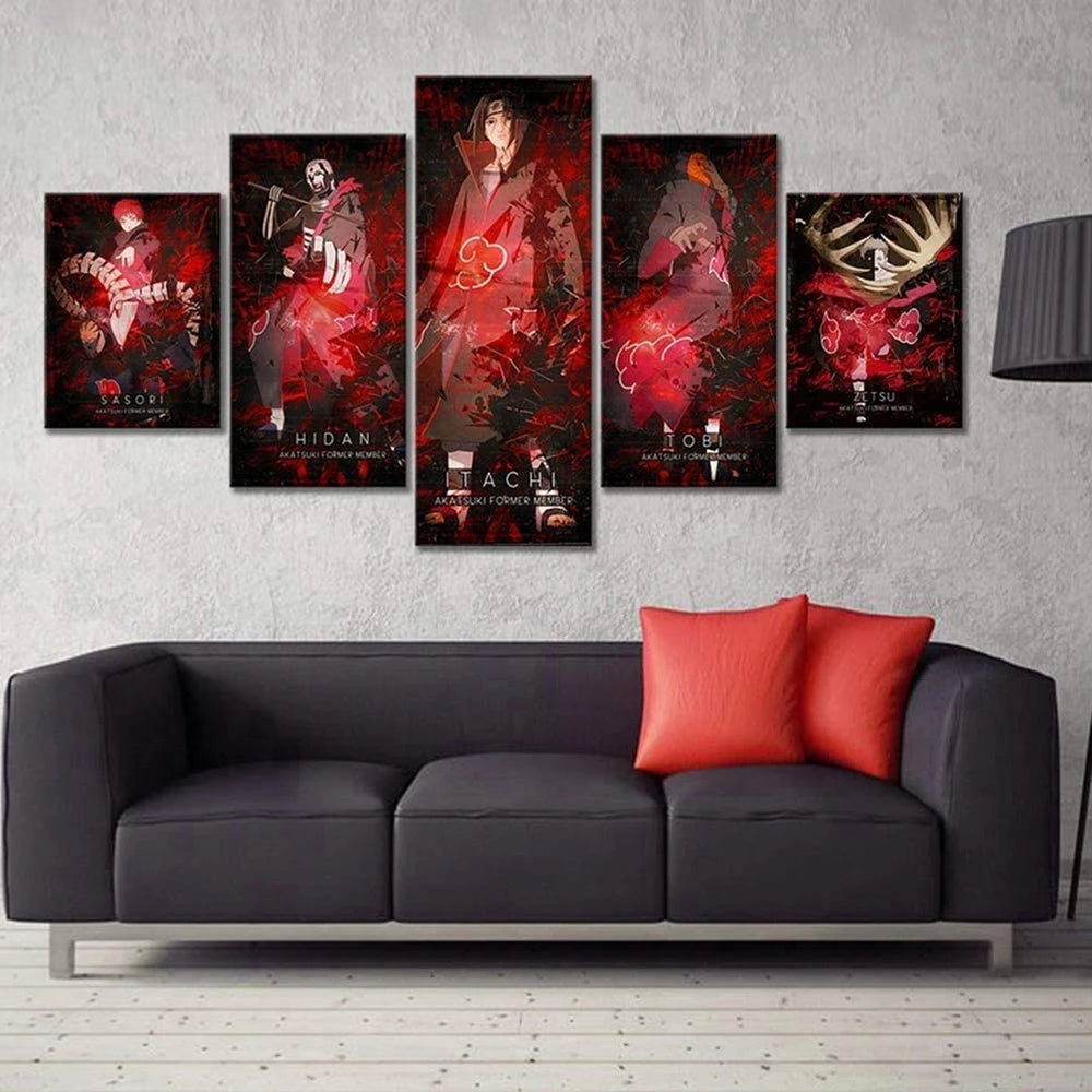 Akatuski canvas (5 pieces)