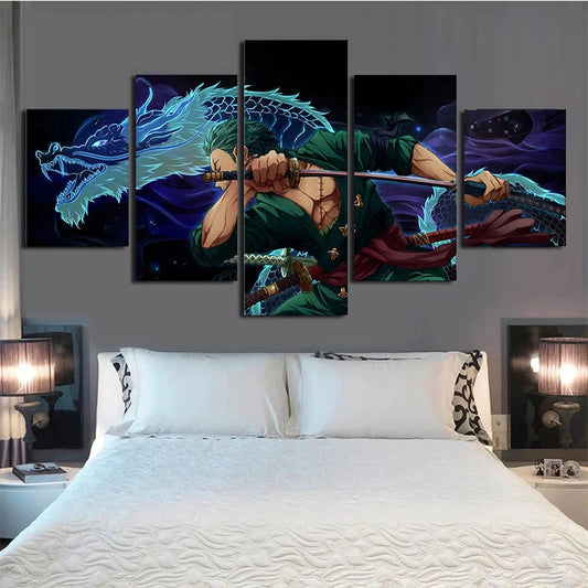 Tela One Piece Zorro (5 pezzi)