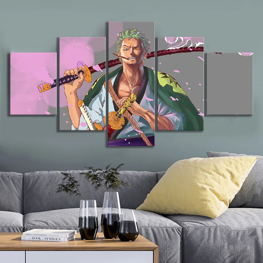 Tela One Piece Zorro (5 pezzi)