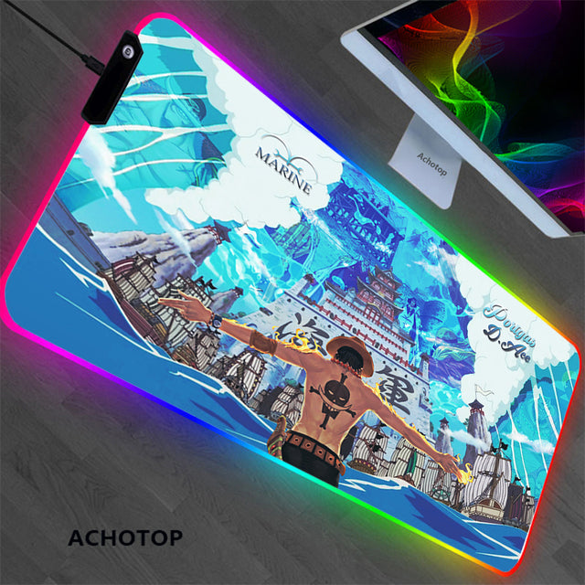 One Piece LED Mouse Pads