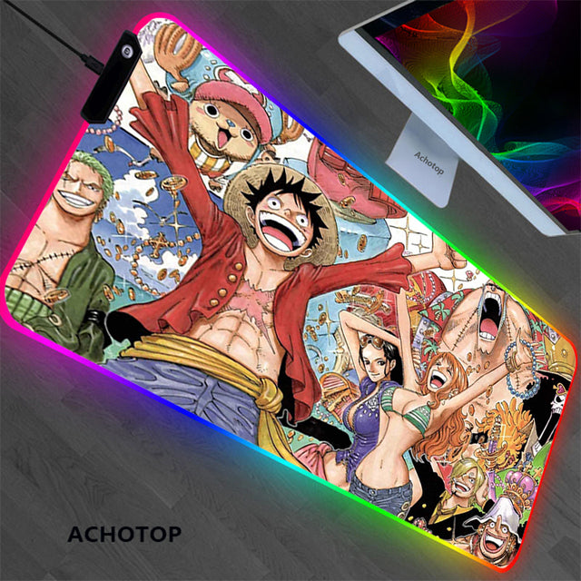 One Piece LED Mouse Pads