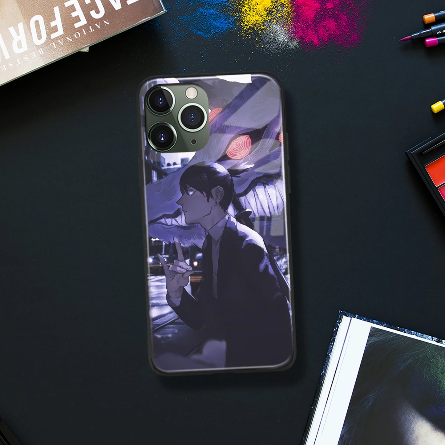 Custodia per telefono Chainsaw Man Aki per iPhone