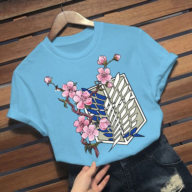 Attack on Titan short shirt for women