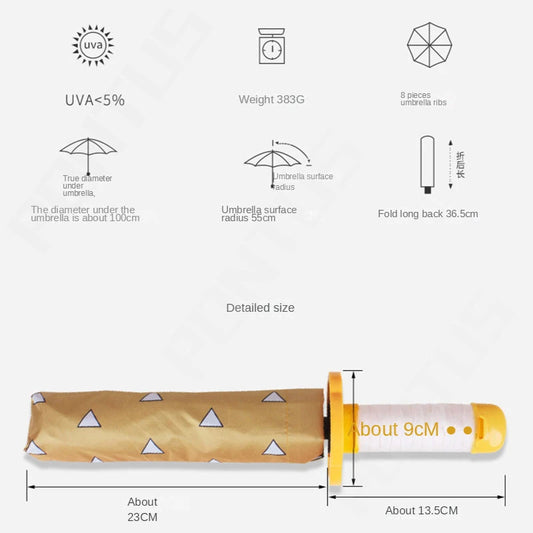 Demon Slayer Katana Regenschirm
