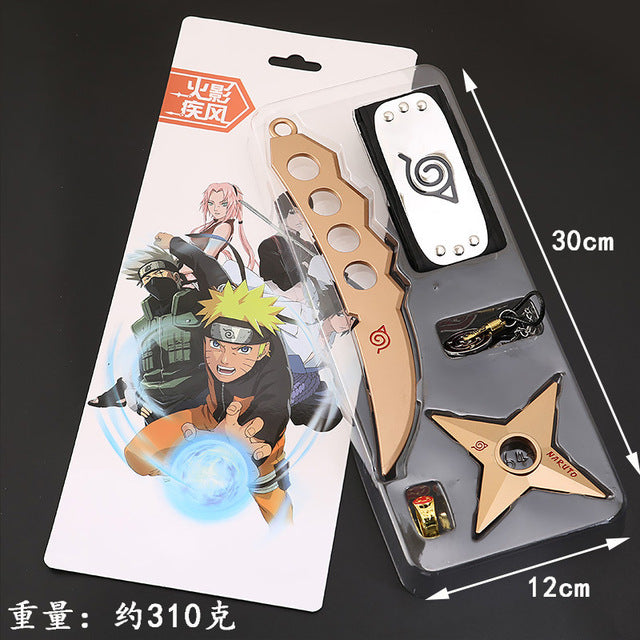 Insieme di cosplay del giocattolo di Naruto