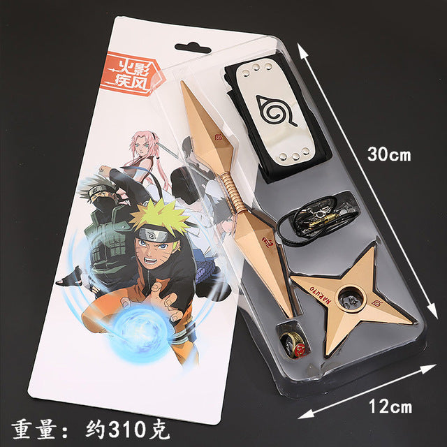 Insieme di cosplay del giocattolo di Naruto