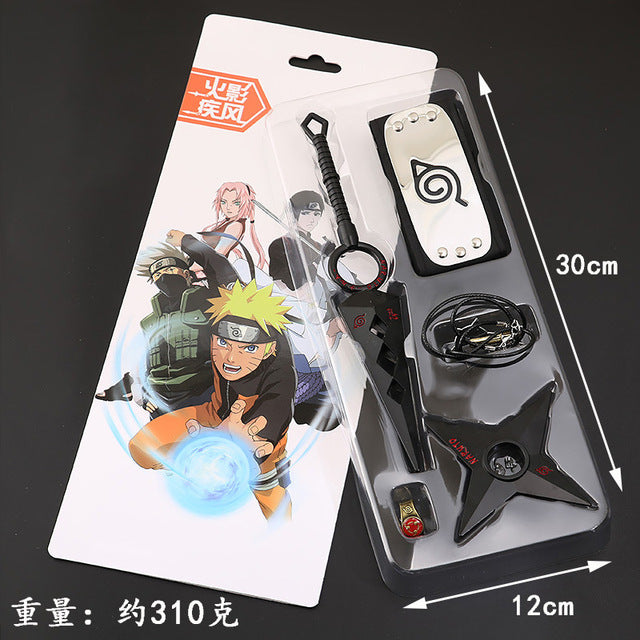 Insieme di cosplay del giocattolo di Naruto