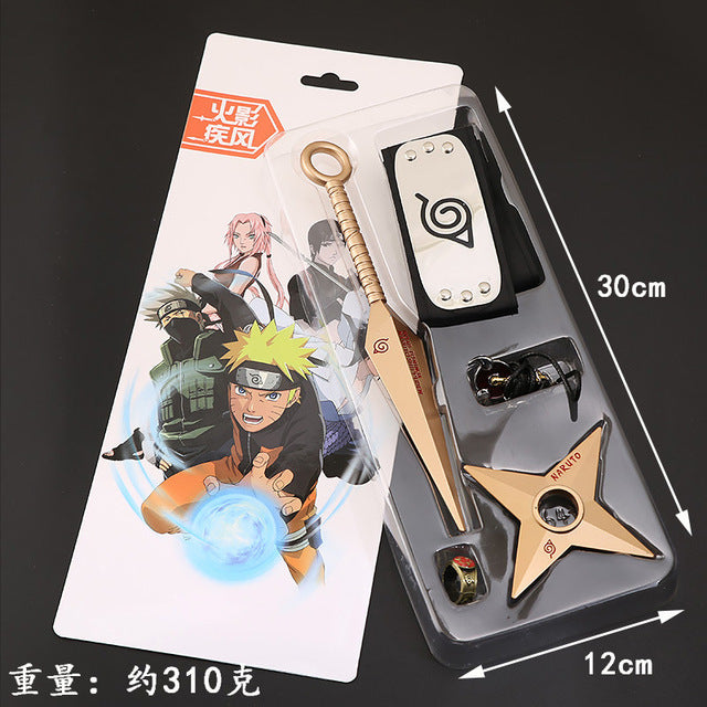 Insieme di cosplay del giocattolo di Naruto