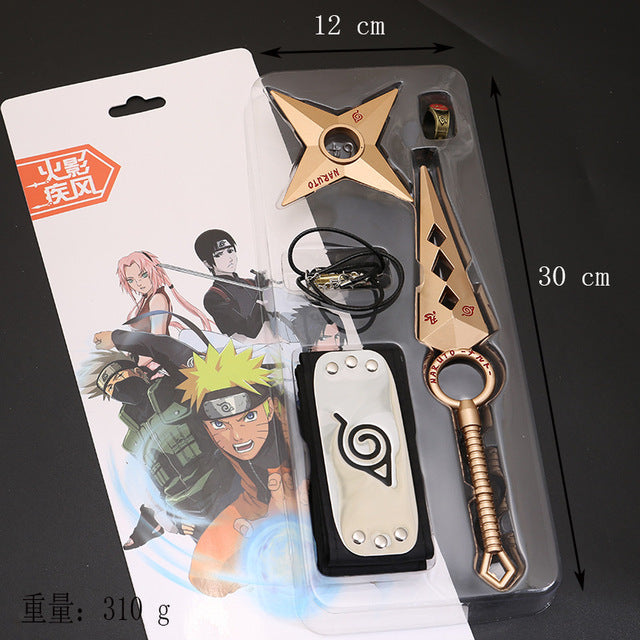 Insieme di cosplay del giocattolo di Naruto