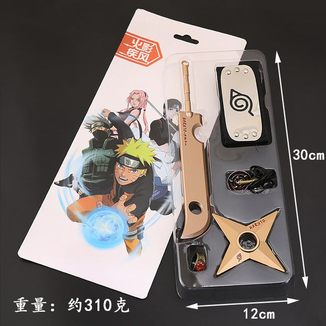 Insieme di cosplay del giocattolo di Naruto