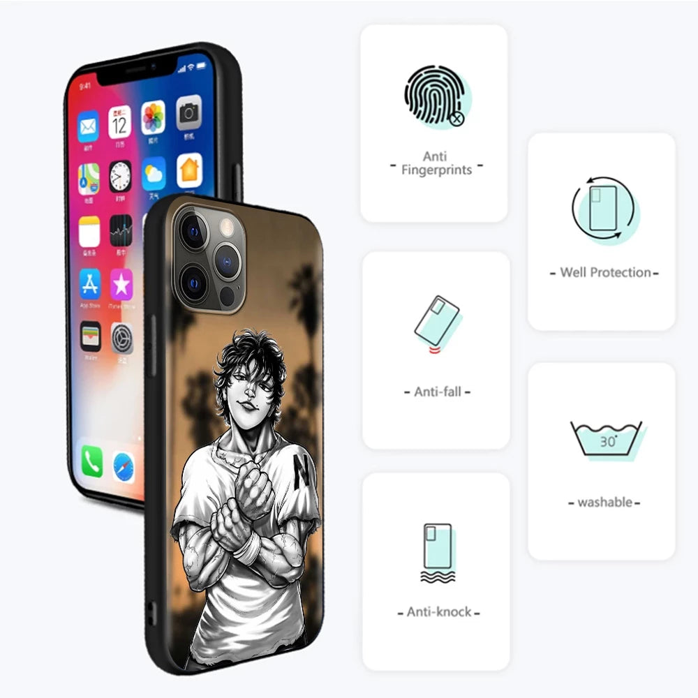 Baki phone cases for IPhones