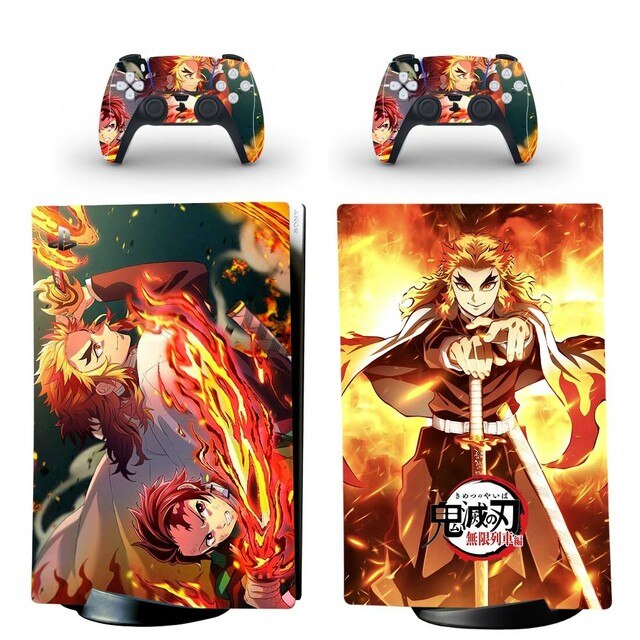 Demon Slayer PS5 Disc/Digital Edition Aufkleber, Abdeckung