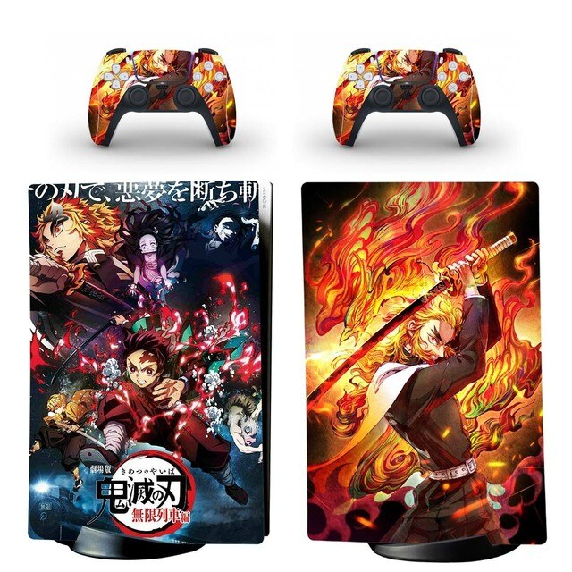 Demon Slayer PS5 Disc/Digital Edition Aufkleber, Abdeckung