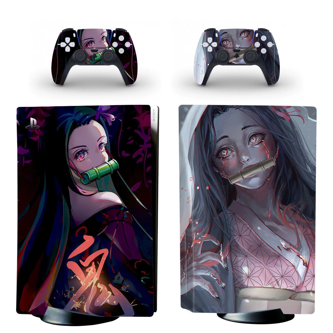 Demon Slayer PS5 Disc/Digital Edition Aufkleber, Abdeckung