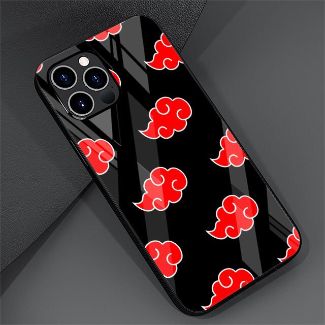 Akatsuki Handyhüllen für IPhones (Gehärtetes Glas)