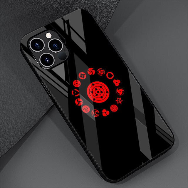 Akatsuki Handyhüllen für IPhones (Gehärtetes Glas)