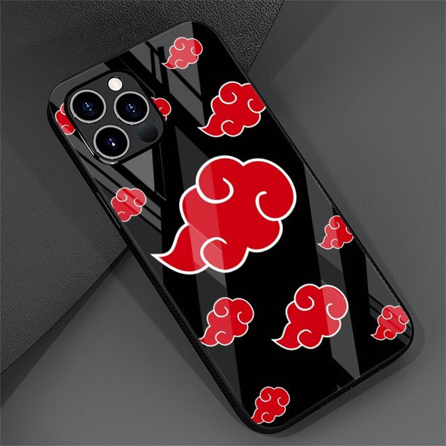 Akatsuki Handyhüllen für IPhones (Gehärtetes Glas)