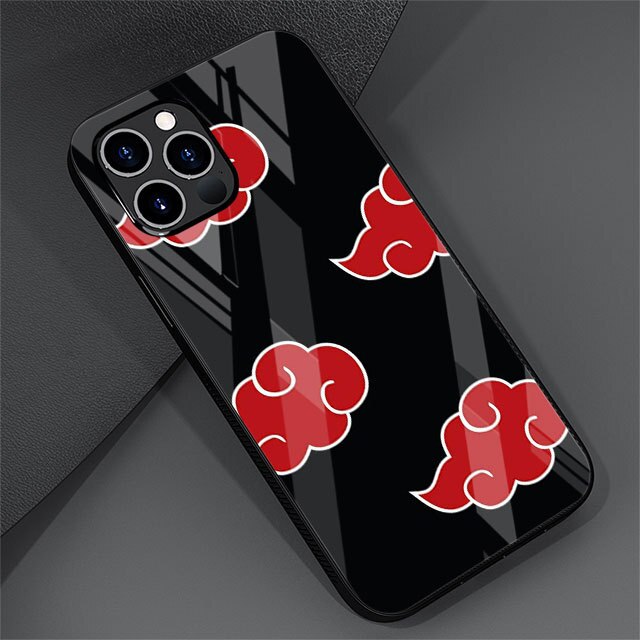 Akatsuki Handyhüllen für IPhones (Gehärtetes Glas)
