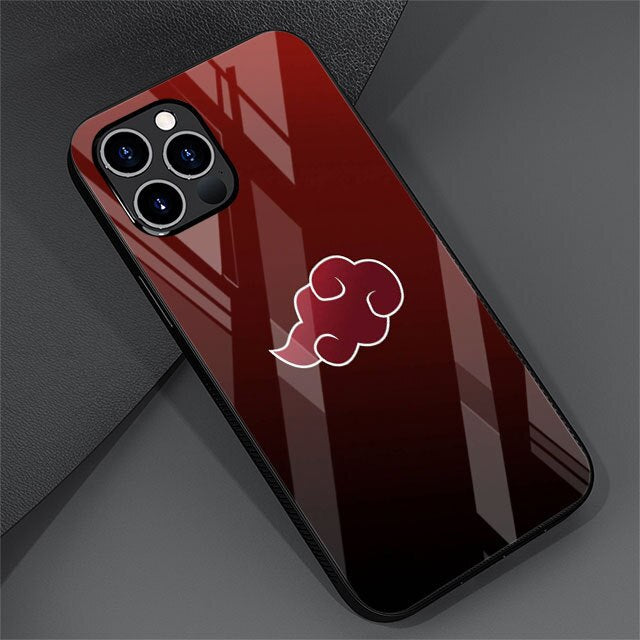Akatsuki Handyhüllen für IPhones (Gehärtetes Glas)