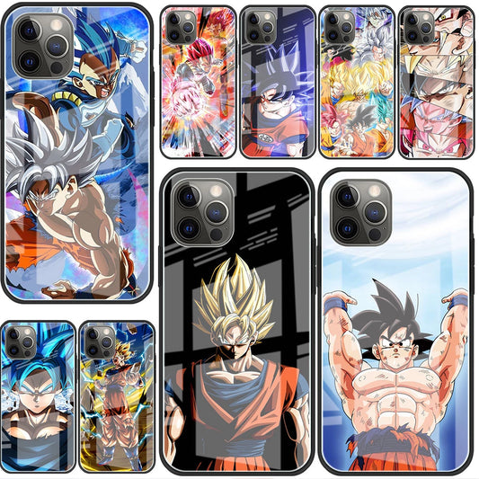 Custodie per telefoni Dragon Ball per iPhone (vetro temperato)