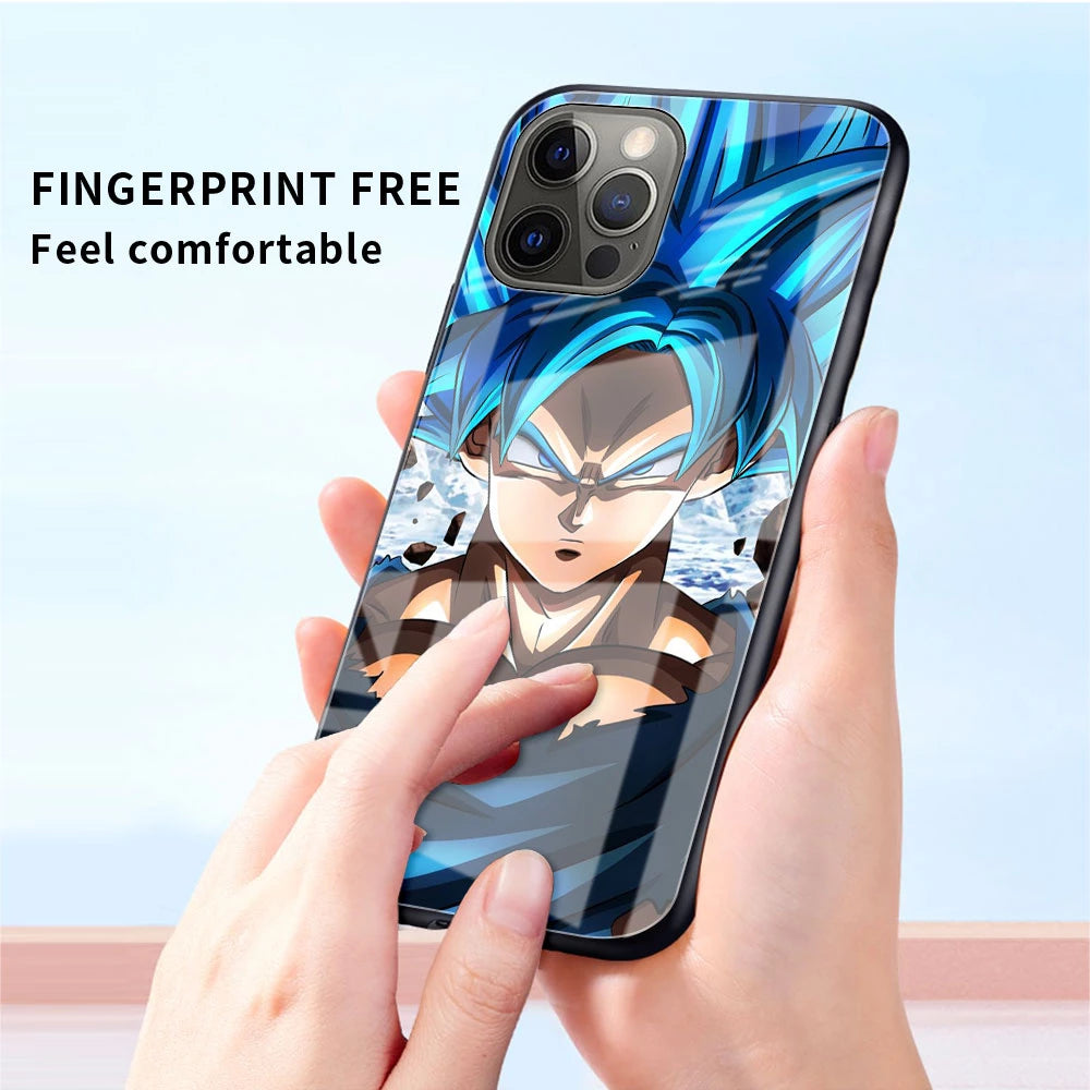 Custodie per telefoni Dragon Ball per iPhone (vetro temperato)