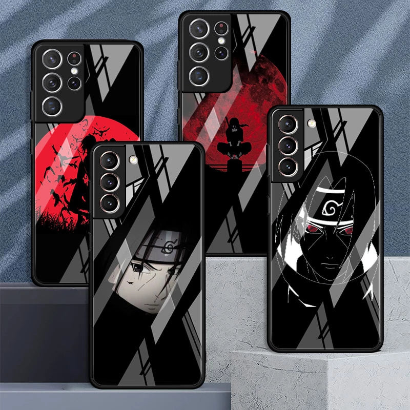 Itachi Handyhüllen für Samsung (Gehärtetes Glas)
