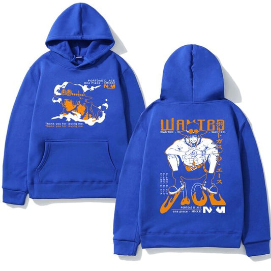 One Piece Ace Hoodies