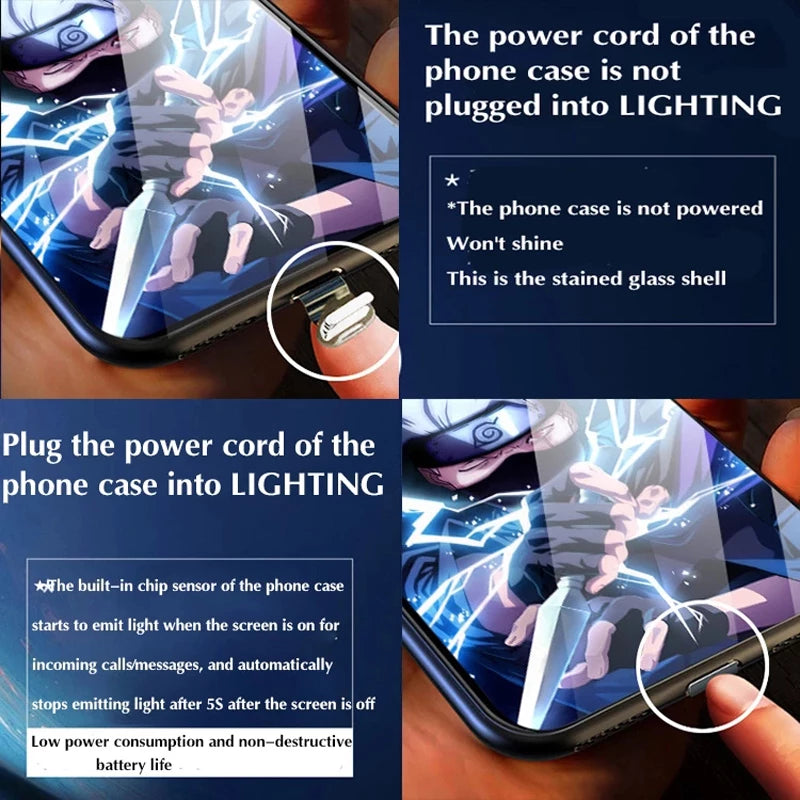 Naruto Led Handyhüllen für IPhone