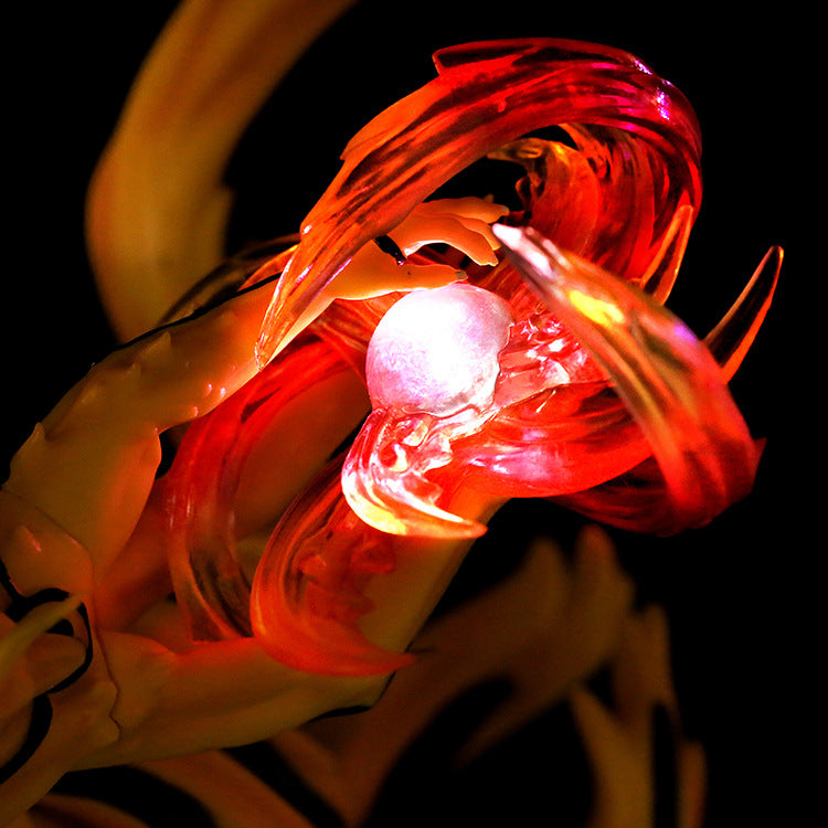 Action figure LED Naruto e Kurama (36 cm)