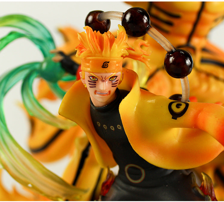 Action figure LED Naruto e Kurama (36 cm)