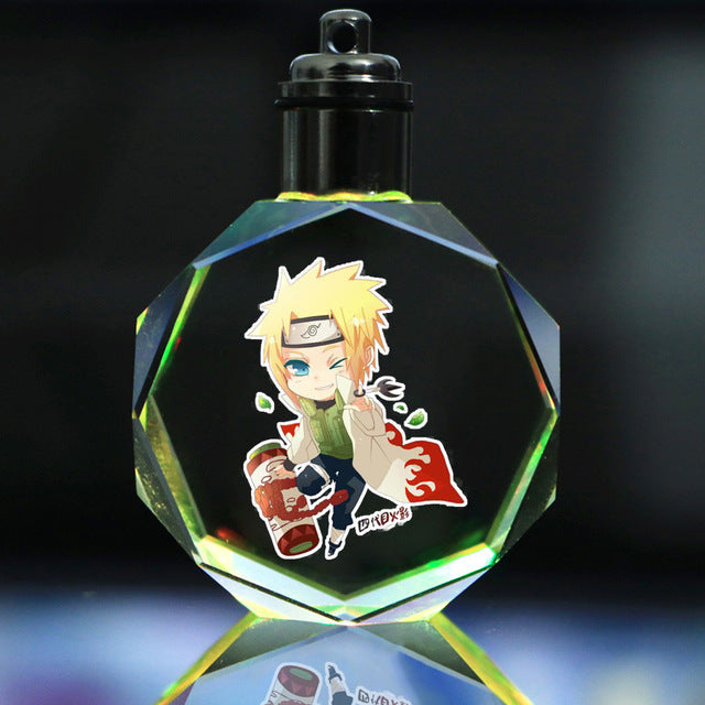 Naruto LED Schlüsselanhänger in 6 Farben