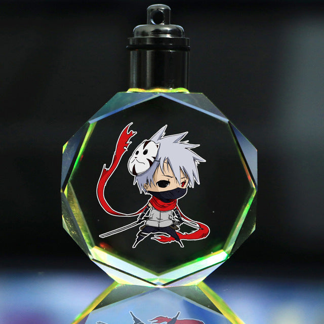 Naruto LED Schlüsselanhänger in 6 Farben