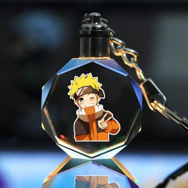 Naruto LED Schlüsselanhänger in 6 Farben