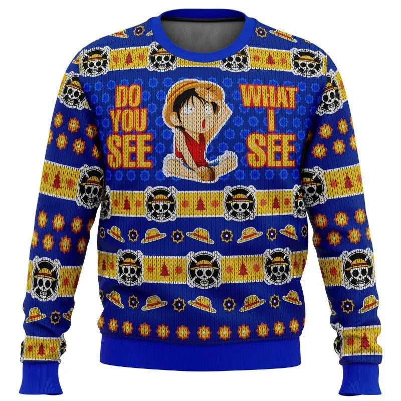 One Piece Weihnachts Pullover