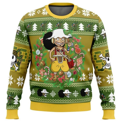 One Piece Weihnachts Pullover