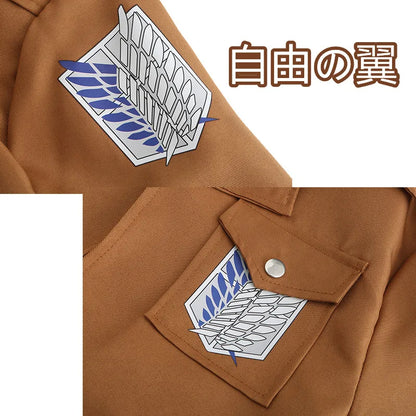 Attack on Titan Aufklärungstrupp Cosplay Jacke