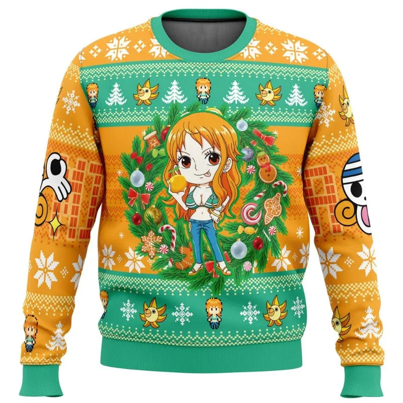 One Piece Weihnachts Pullover