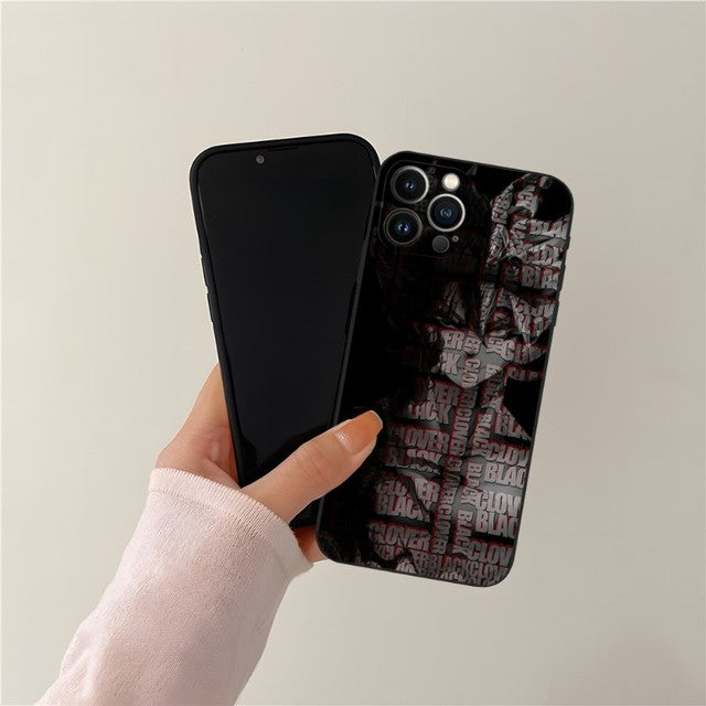Black Clover Asta phone cases for IPhones