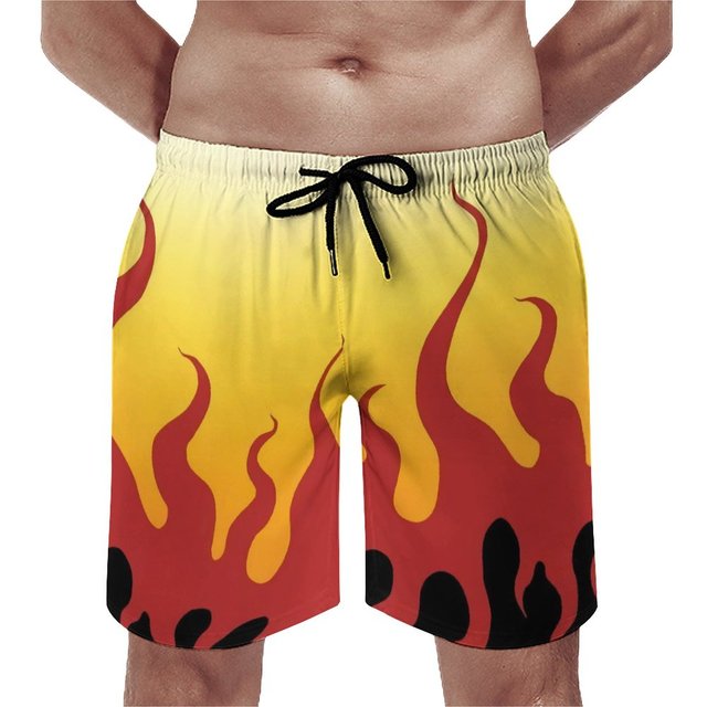 Demon Slayer men s swim trunks Animeworld