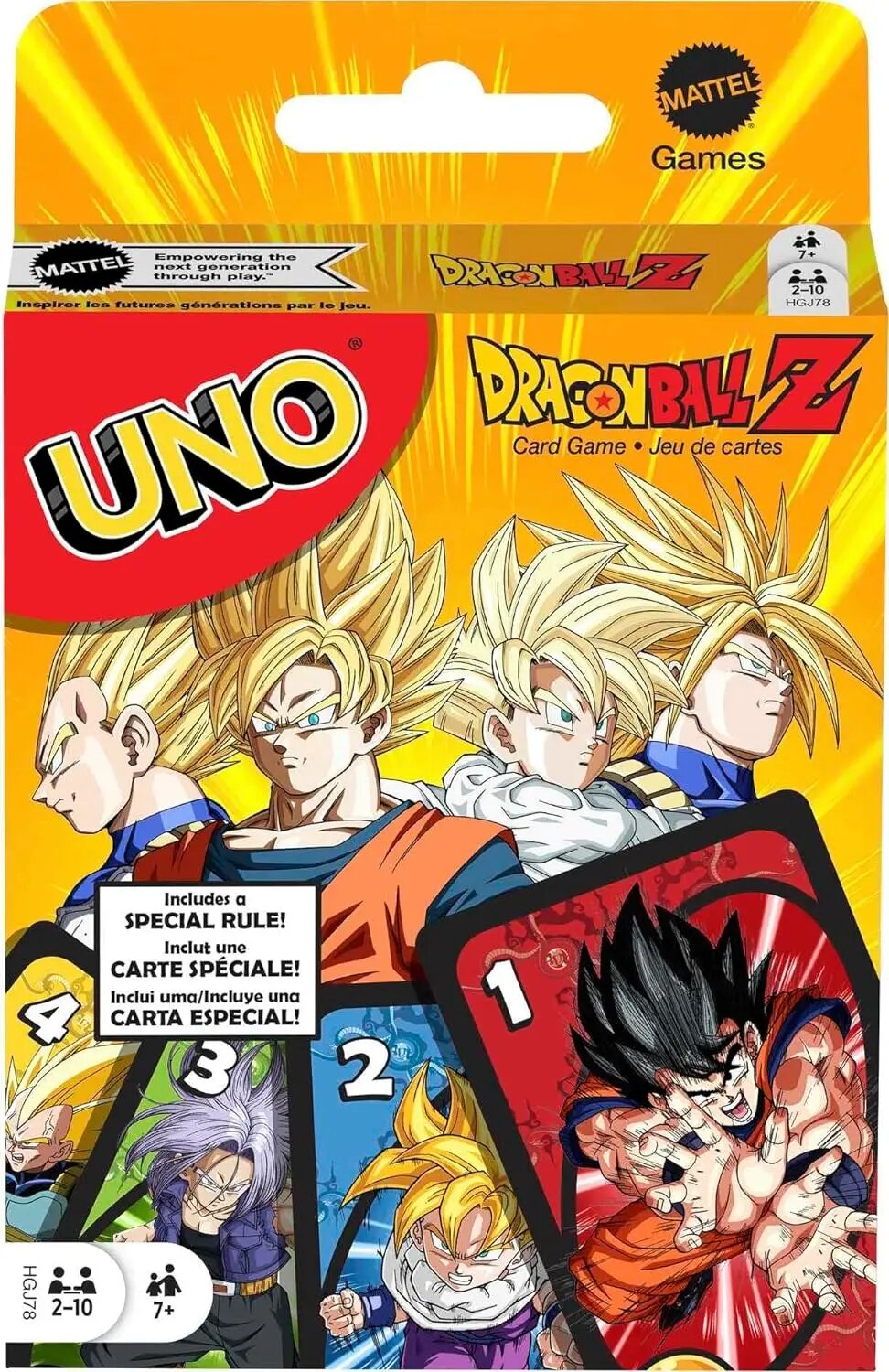 Dragon Ball UNO-Kartenspiel
